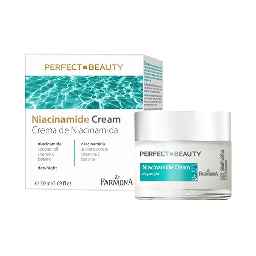 Crème pour le visage avec niacinamide