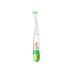 Children's toothbrush with timer - green
