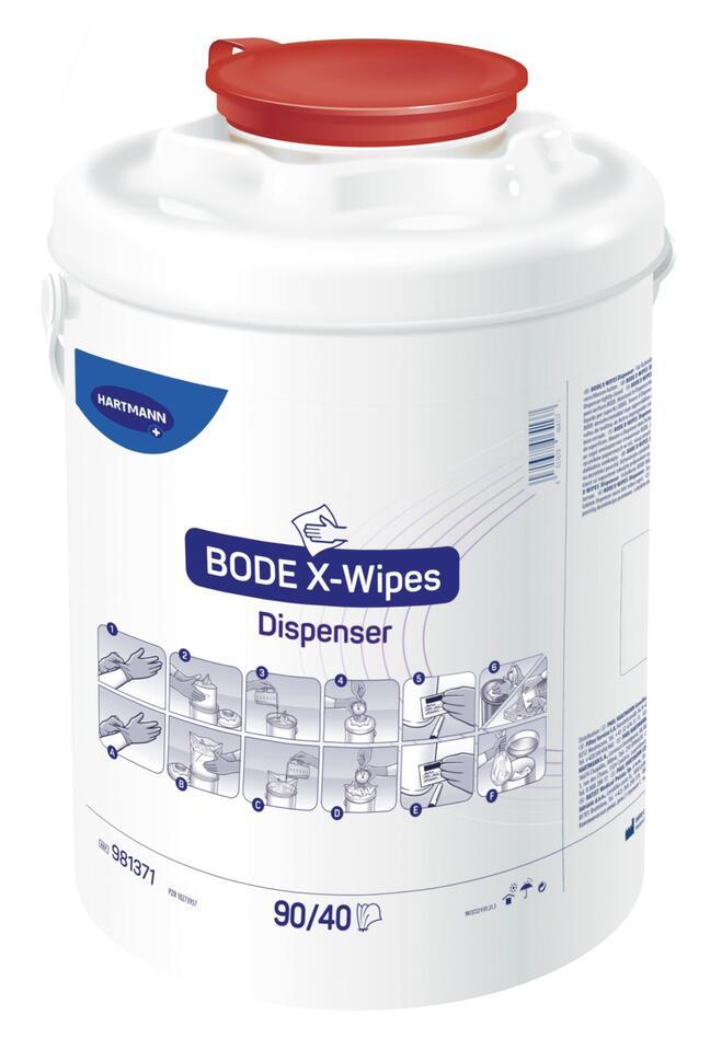 Дозатор за кърпички BODE X-Wipes Диспенсър червен