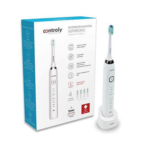 Electric toothbrush SUPERSONIC - white