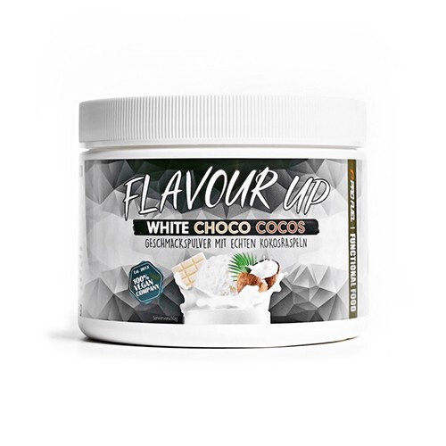 Flavour Up vegansk smagspulver - hvid chokolade og kokosnød