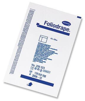 Foliodrape® kogumiskott - ühekambriline, steriilne, eraldi pakendatud - 30 x 32 cm - 45 tk.