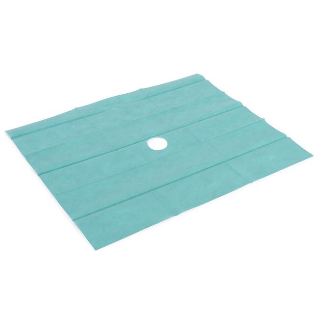 Foliodrape Protect Individual self-adhesive drapes with hole 75cm x 90cm hole 10cm
