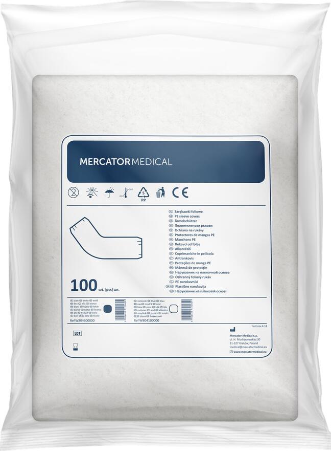 Fundas protectoras blancas - 100 uds.