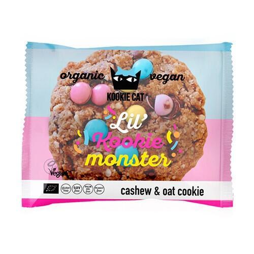 Galleta Kookie Cat ecológica - vainilla y caramelos de colores