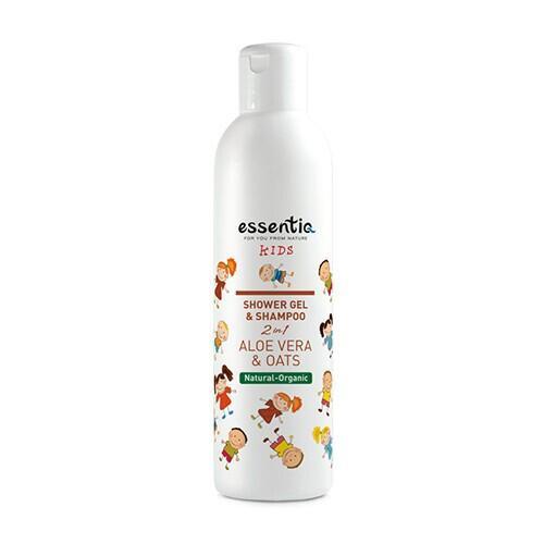 Gel de ducha y champú naturales para bebés - aloe vera y avena