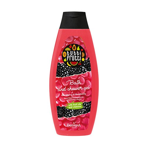 Gel douche et bain - mûre et framboise