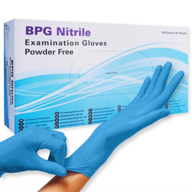 Guantes de nitrilo sin polvo Meditech BPG nitrilo S - 100 unidades