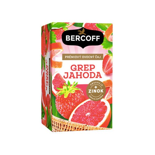 Gyümölcs tea - grapefruit, eper és cink