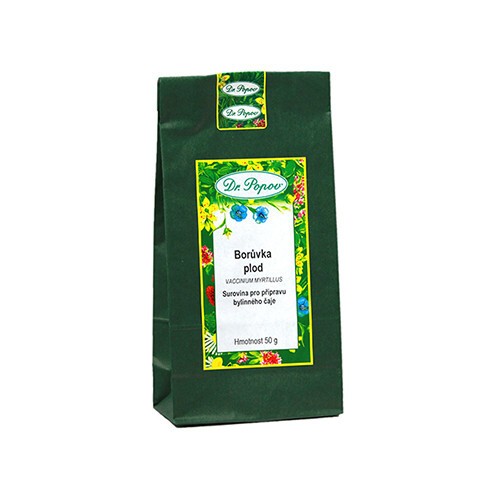 Heidelbeeren, getrocknete Beeren, Tee