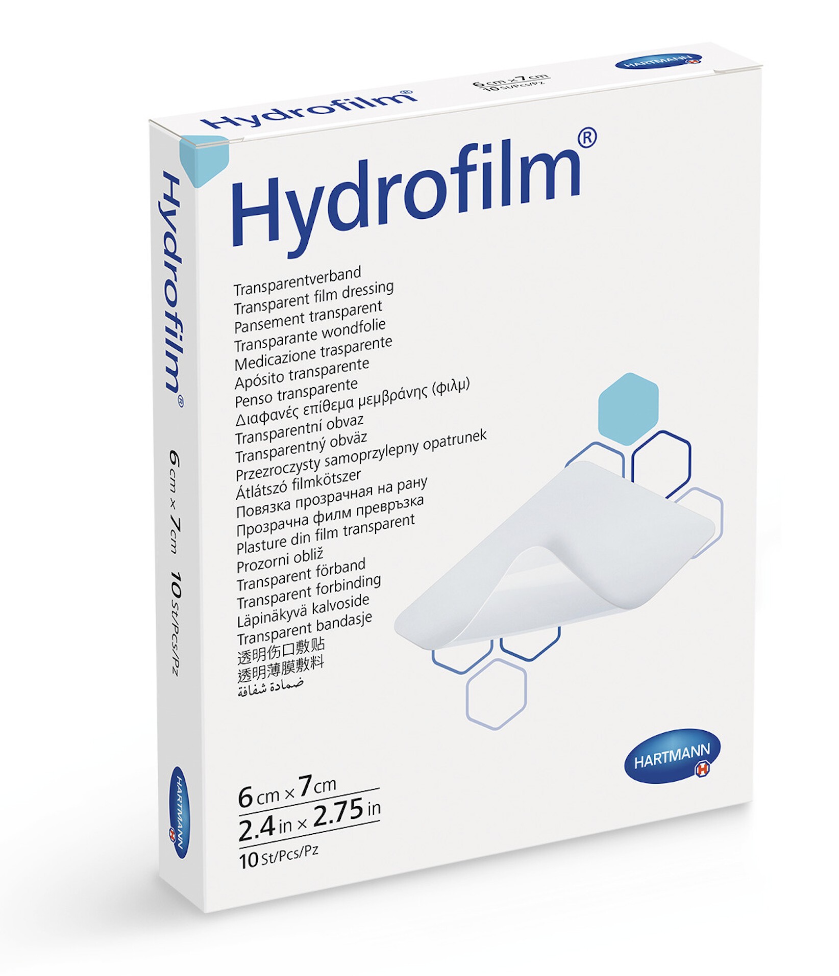 Hydrofilm Trans Film Wound Dressing - 6cm X 7cm, Pack Of 5 Or 10 (Sterile)