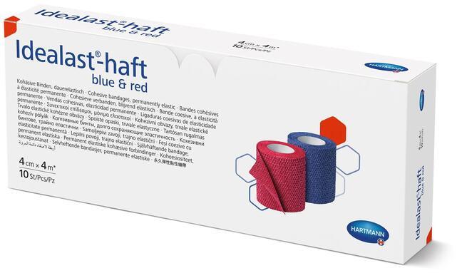 Idealast-shaft azul e vermelho 4cm x 4m