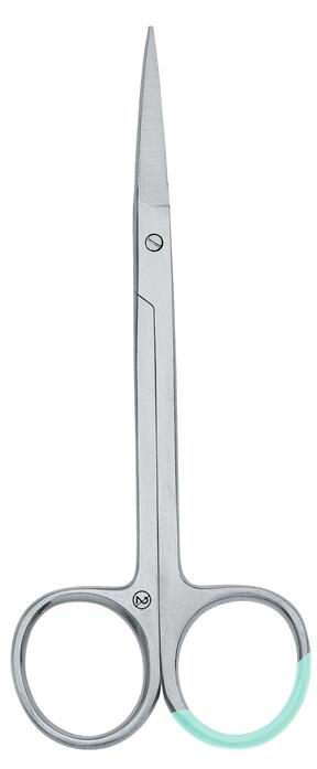 Instrument för fräknar Iris böjd sax 11,5 cm