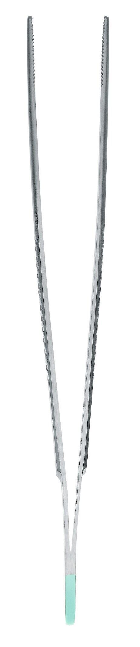 Instrumento para pecas pinzas estándar anatómicamente rectas 14cm