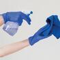 Kobaltově modré nepudrové nitrilové rukavice MAXTER XL