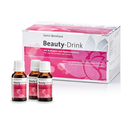 Collagen shot, beautifying drink with hyaluronic acid