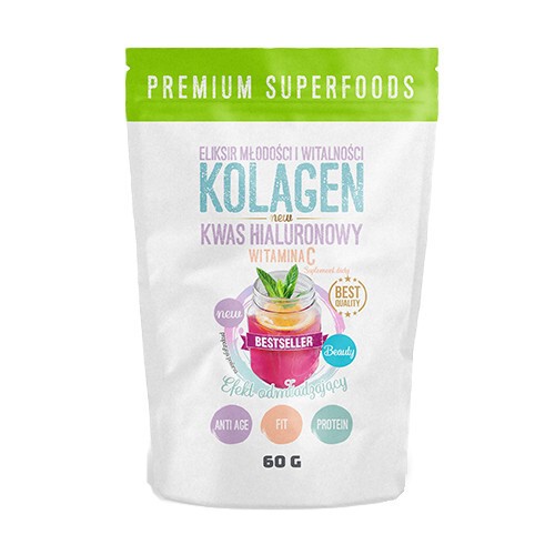 Kolagēns + C vitamīns + hialuronskābe