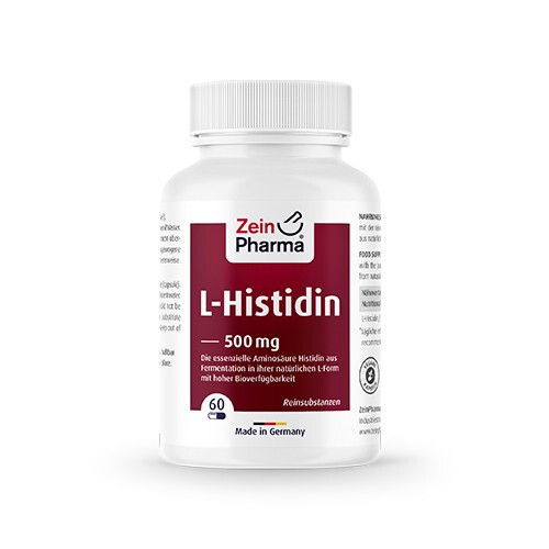 L-histidīns 500 mg