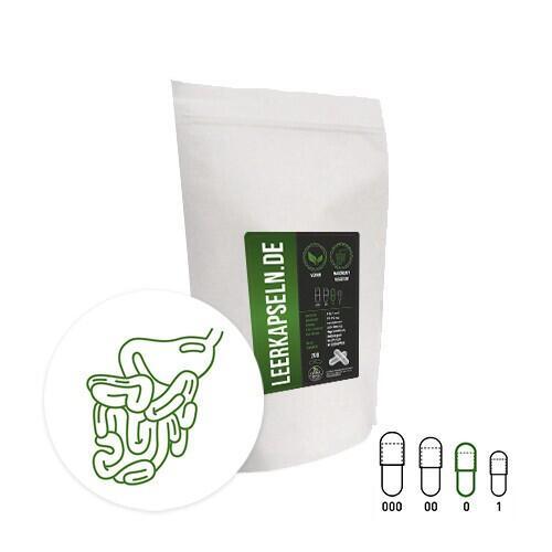 Leere Kapseln 0 - resistent, vegan