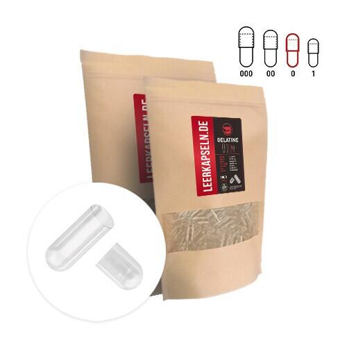 Lege capsules 0 - open