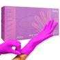 Mănuși din nitril fără pulbere MAXTER roz XS