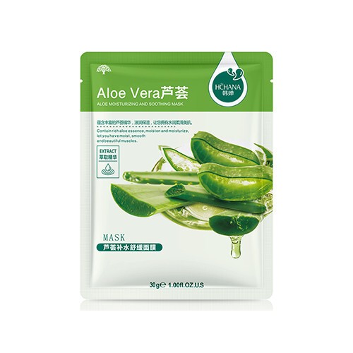 Maschera per il viso - aloe vera