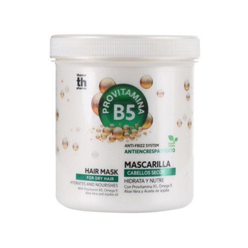 Masker voor droog haar met provitamine B5