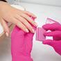 MAXTER pink M powder-free nitrile gloves