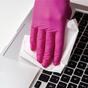 MAXTER pink M powder-free nitrile gloves