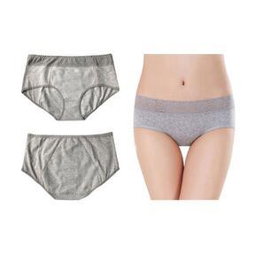 Menstruační kalhotky LaliPanties - šedé, velikost 2XL