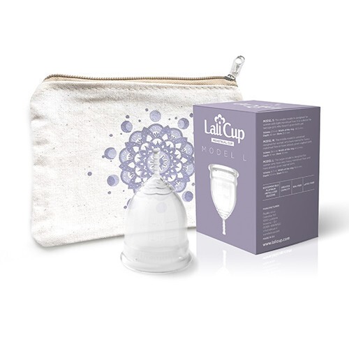 Copa menstrual LaliCup L - incolora