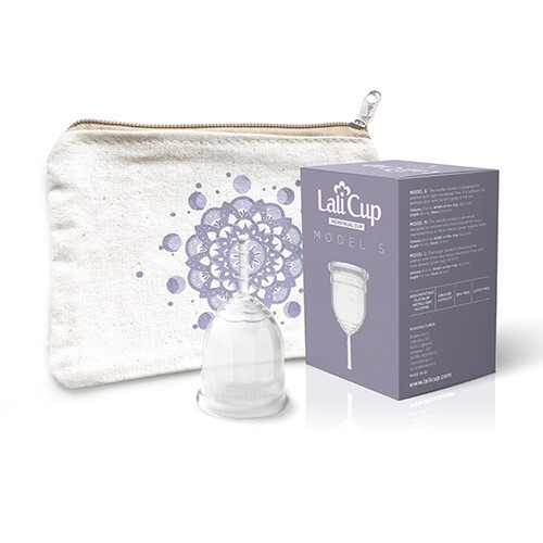 Menstruationskop LaliCup S - farveløs