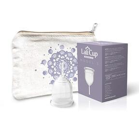 Menstrual cup LaliCup S - colourless