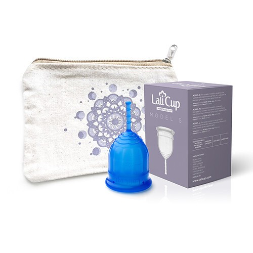 Menstruationskop LaliCup S - blå