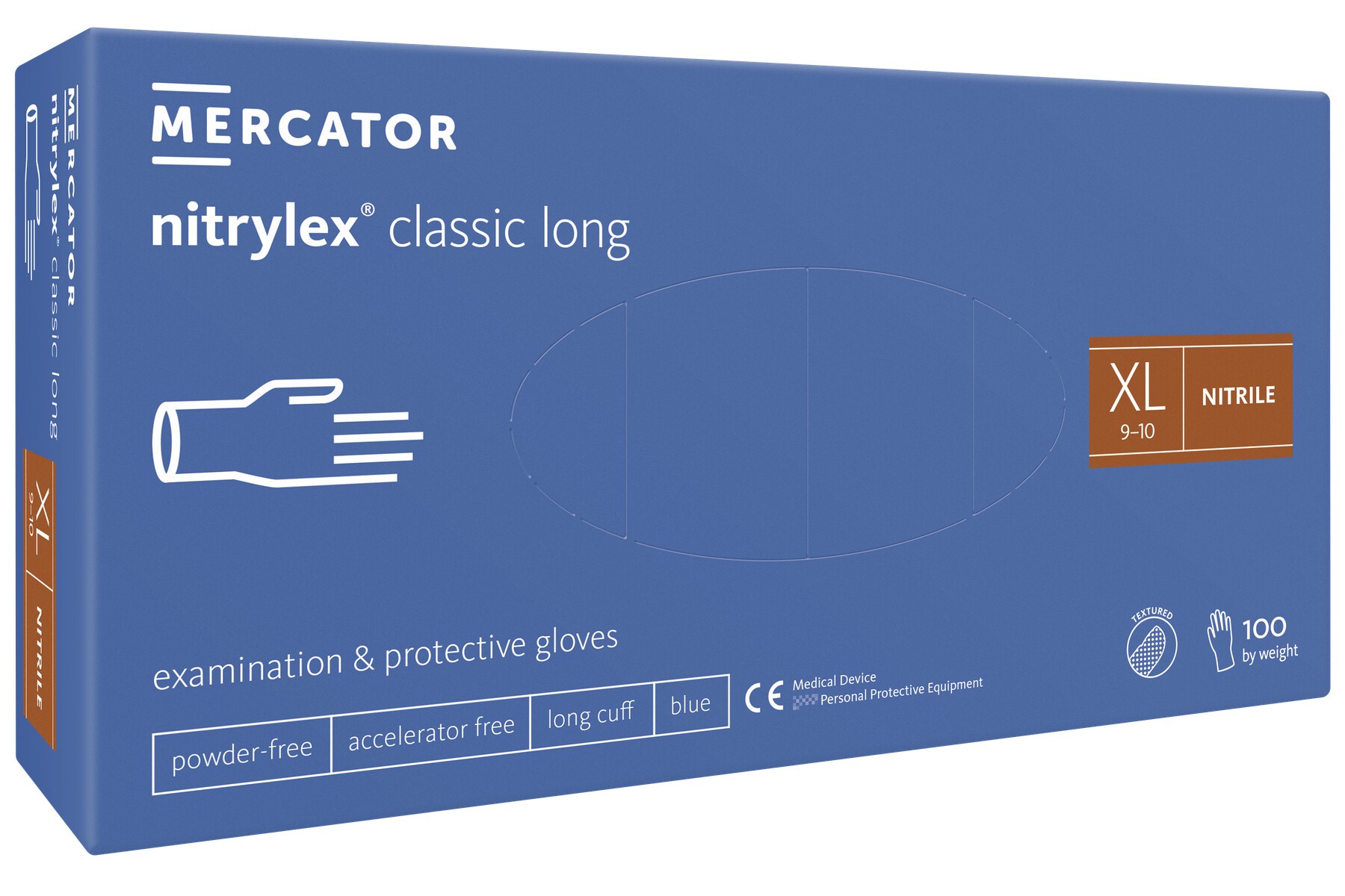 Mercator nitrylex classic long - XL