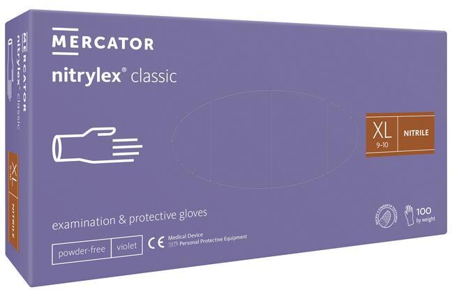 Mercator nitrylex classic violet a100 - XL