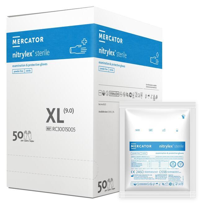 Mercator nitrylex sterile - XL