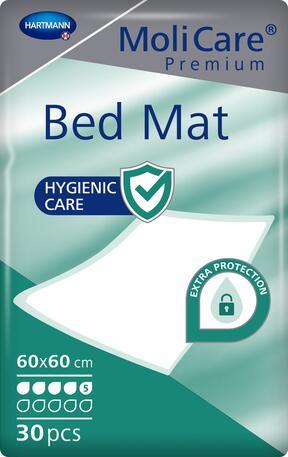 MoliCare Premium Bed Mat 5 drops 60cm x 60cm 30 pieces