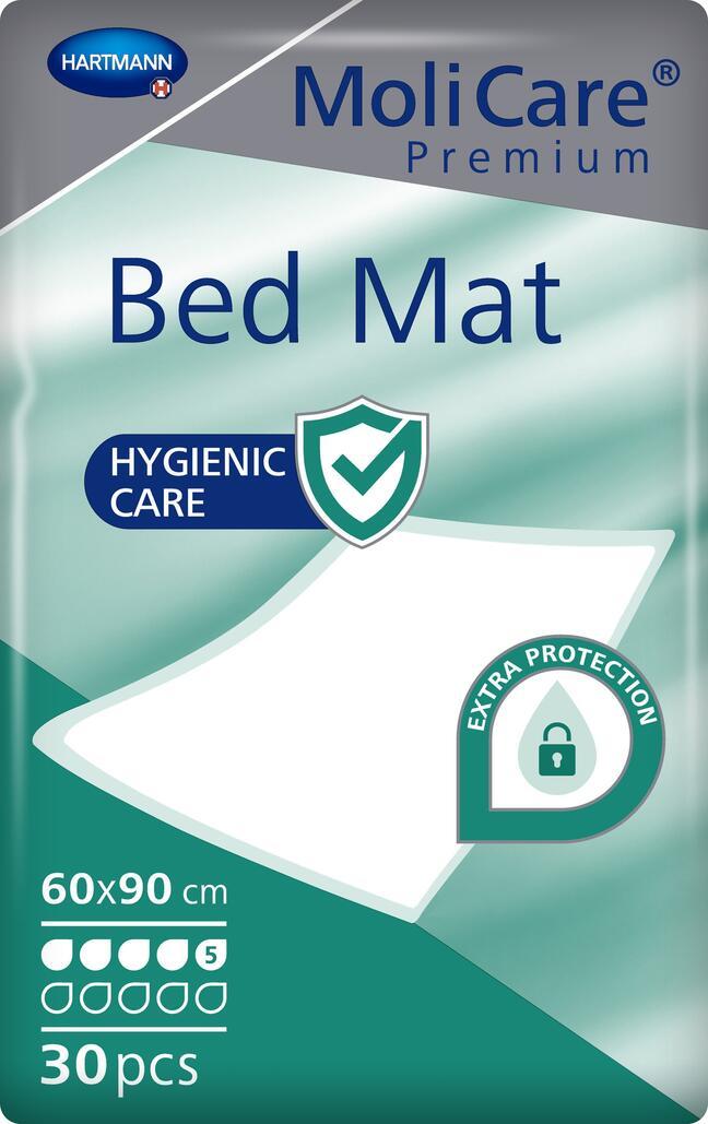 MoliCare Premium Bed Mat 5 picături 60cm x 90cm 30 bucăți