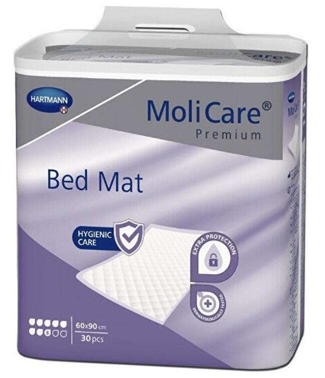 MoliCare Premium Bed Mat 8 picături 60cm x 90cm 30 bucăți