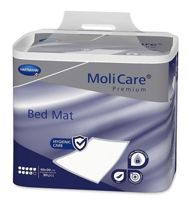 MoliCare Premium Bed Mat 9 pilieni 60cm x 90cm 30 gab.