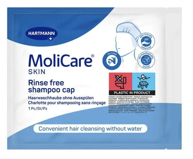 MoliCare Skin Cap ar šampūnu un kondicionieri