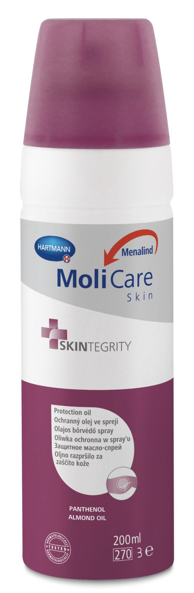 MoliCare zaščitno olje za kožo v spreju