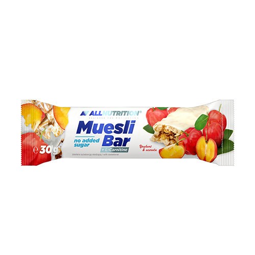 Muesli bar with L-carnitine and acerola