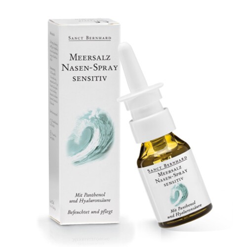 Nasal spray with sea salt and hyaluronic acid