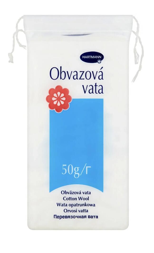 Obväzová vata skládaná 50g MDR 1 ks