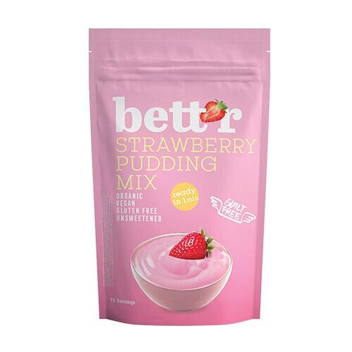 Organic strawberry pudding mix