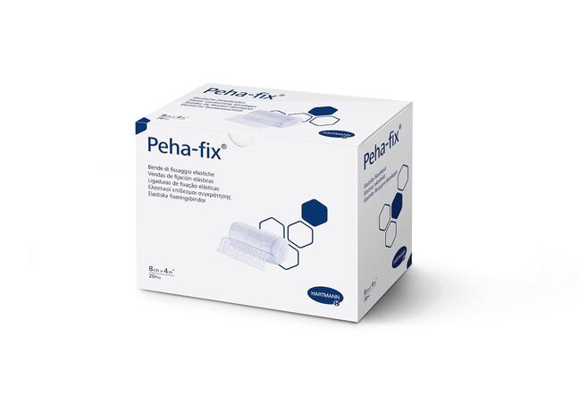 Peha-fix® - elastisch fixatieverband, grootverpakking - 12 cm x 4 m - 100 stuks