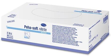Peha-soft® nitriilkaitse - mittesteriilne, karbis - Vel. XS - 100 tk