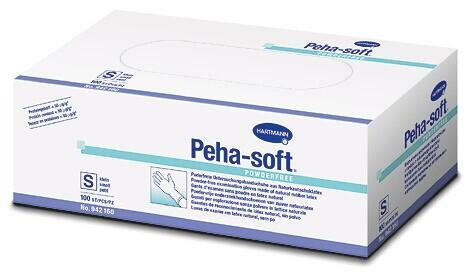 Peha-soft® powderfree - Non-sterile, in cartons - Vel. S - 100 pieces